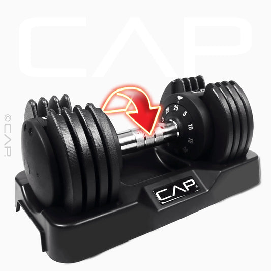 CAP Barbell 25lb. Adjustable Dumbbell, Single